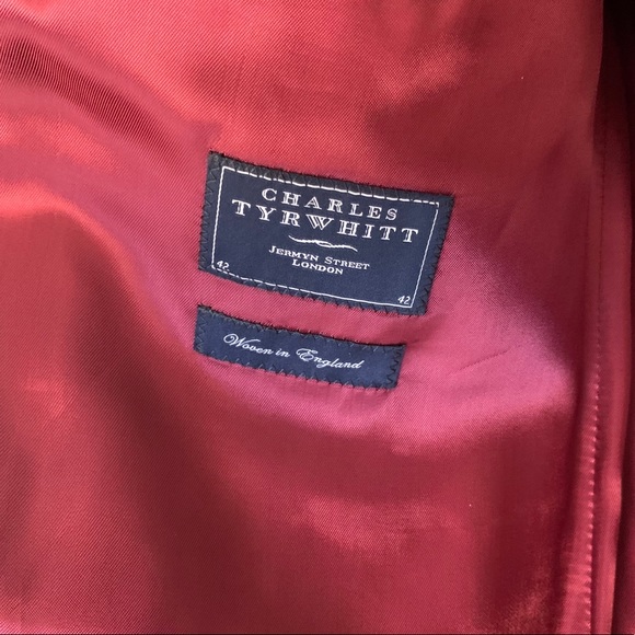 Charles Tyrwhitt men’s dark grey wool coat - Picture 3 of 4